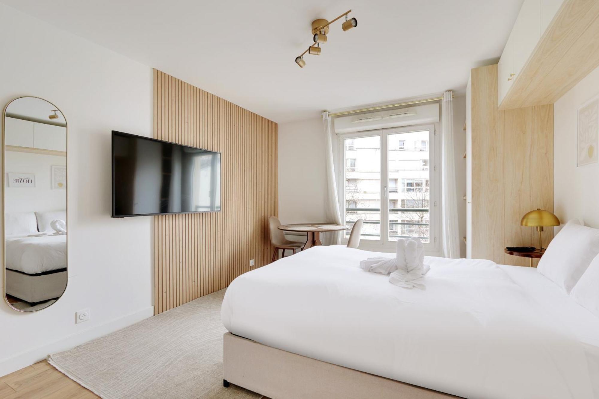 Lovely Studio In Париж Экстерьер фото